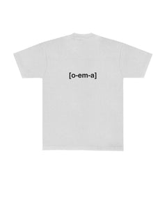 White OMA band T-Shirt